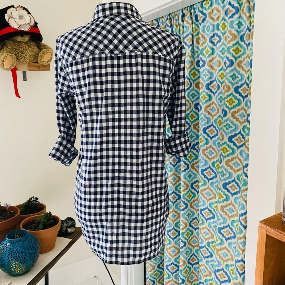 J. Crew Classic-fit Boy Shirt in Crinkle Gingham (size 4P)
